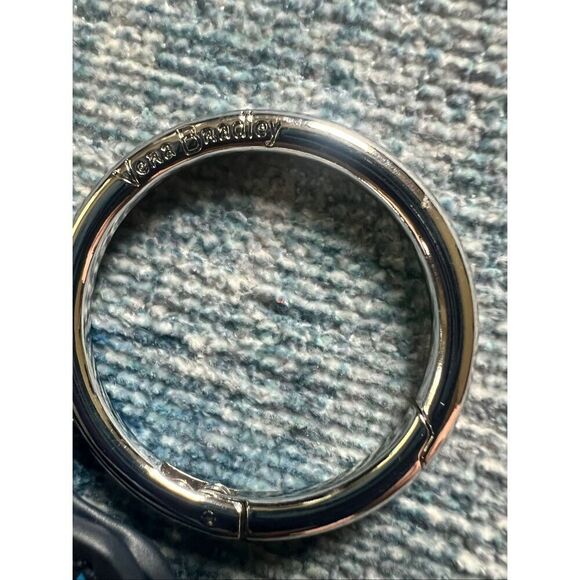 Vera Bradley Seashell Bag Charm / Large Keychain - Picture 4 of 5